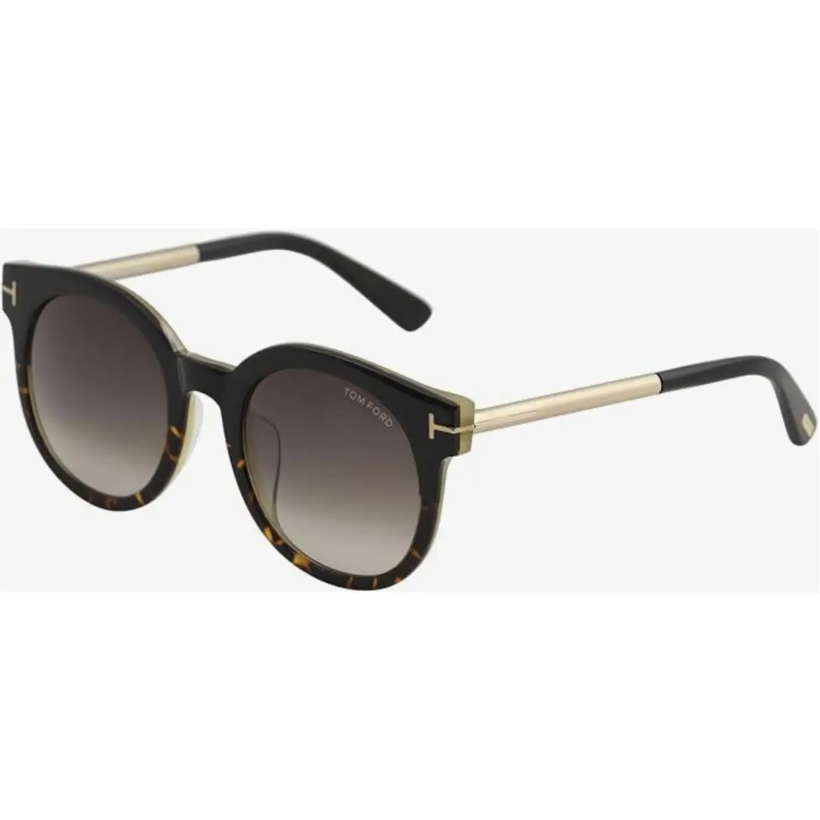 Sunglasses TF435 Janina Blk Tor gd gr Asian Fit 53-22-140 TF435/FS-01K by Tom Ford