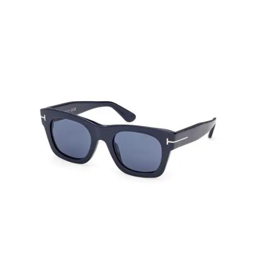 Tom Ford FT1314 EMMA-02 90V Shiny Blue/blue 51mm Women`s Sunglasses