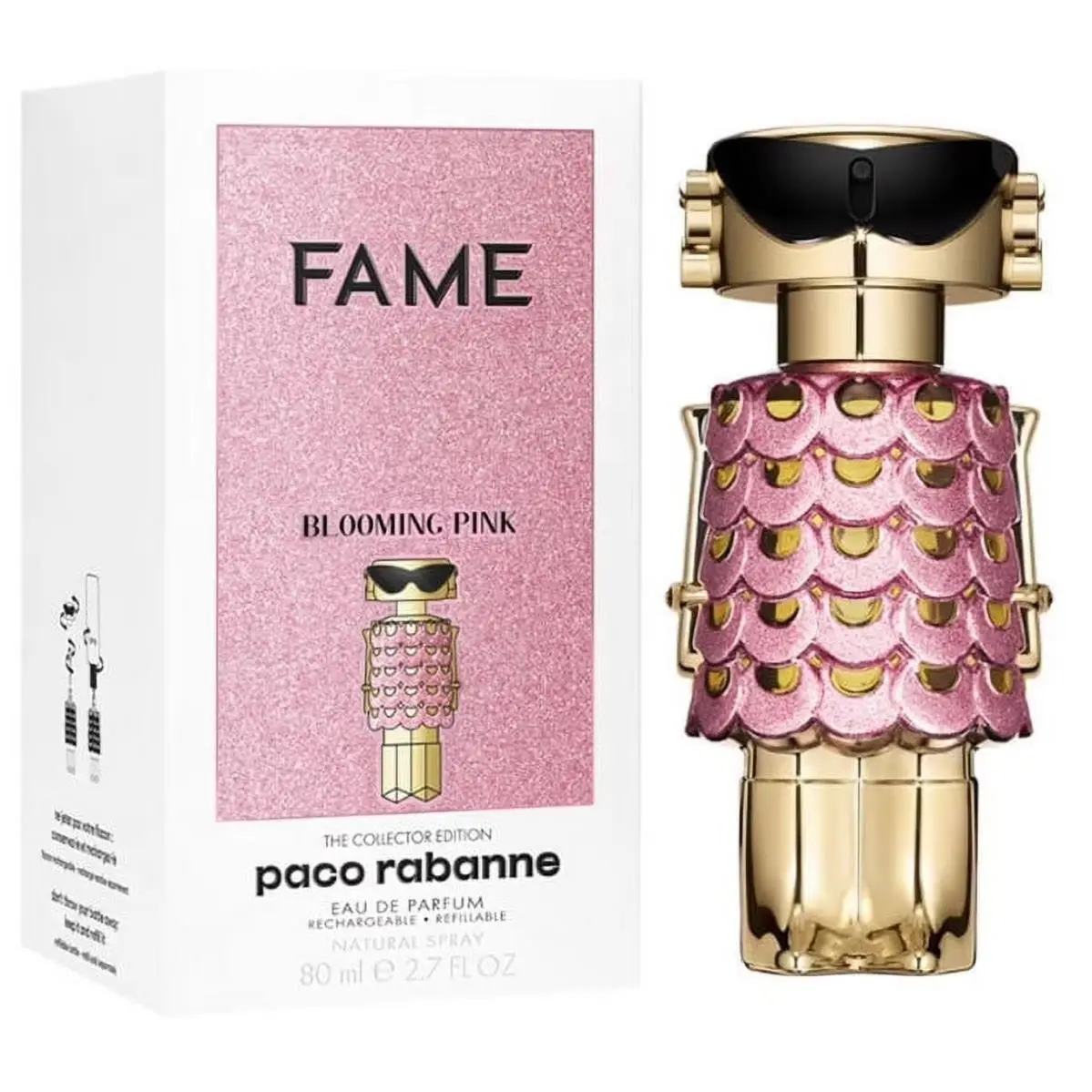 Fame Blooming Pink Edp Women 80ml 2.7 oz Perfume Spray by Paco Rabanne