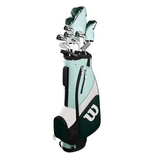 Golf Club Set Wilson Profile Sgi Women s Complete Right Hand Cart Bag Womens - Blue, Lie Angle: Green