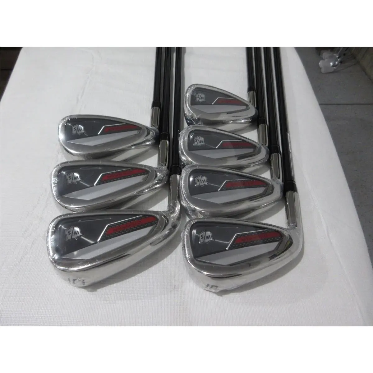 Left-handed Wilson Staff Dynapower Iron Set - 5-PW GW - Regular Graphite