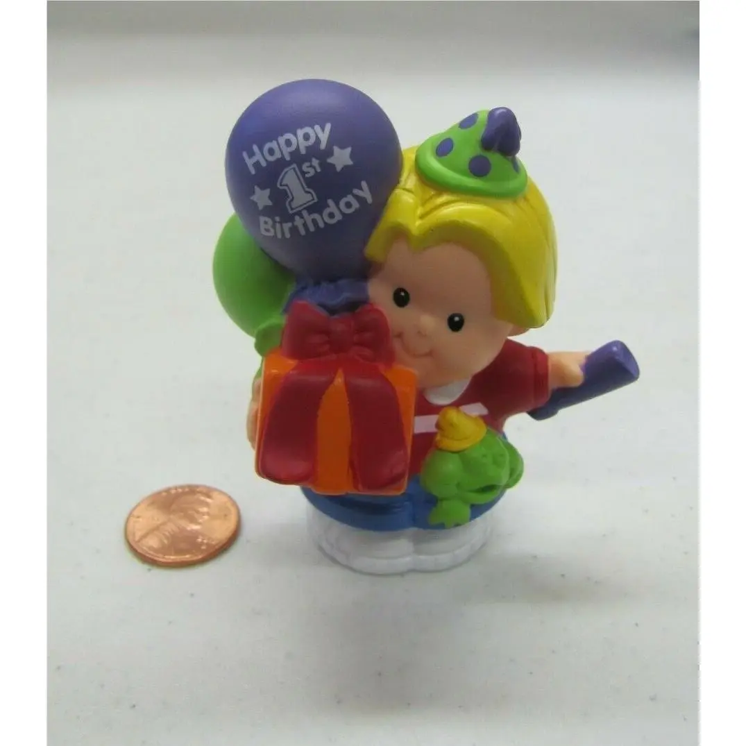 Fisher Price Little People 1st Birthday Party Eddie Balloons Freddie 1998