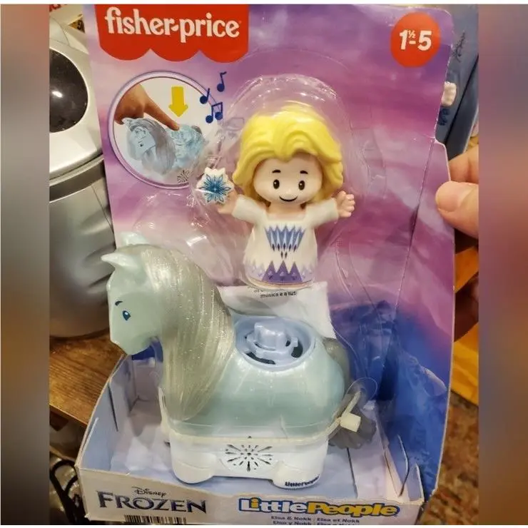 Fisher Price Little People Elsa Nokk Horse 2021 . Disney Elsa Frozen
