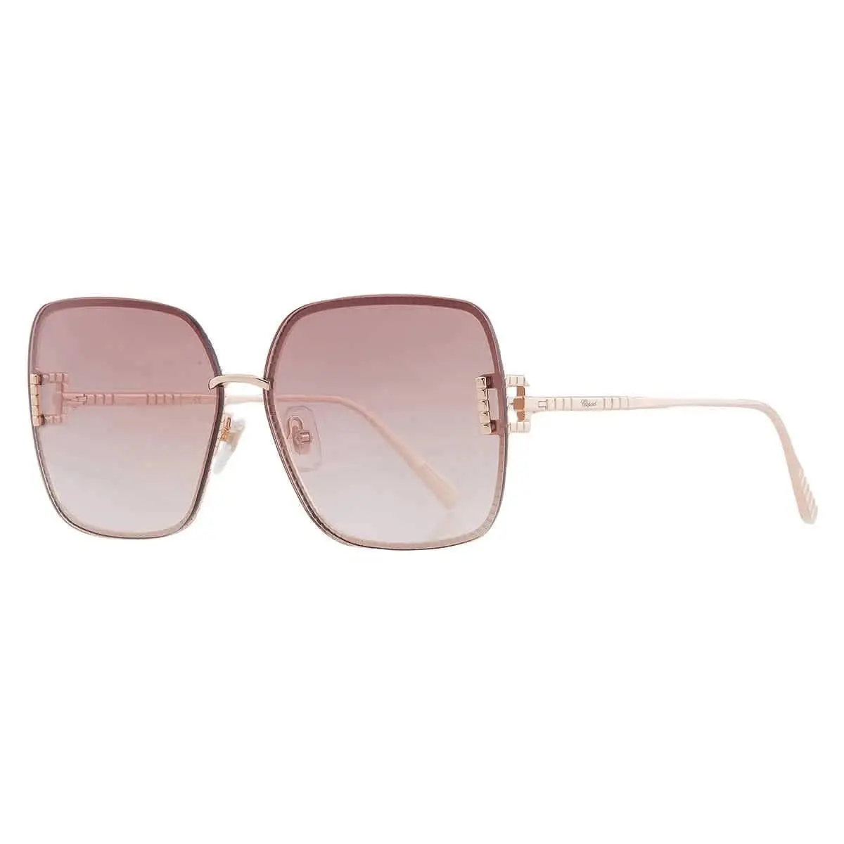 Pink Gradient Square Ladies Sunglasses SCHF72M 300X 62 SCHF72M 300X 62 by Chopard