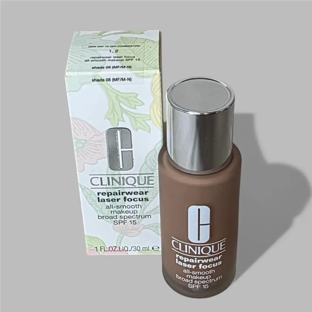 Clinique Repairwear Laser Focus All-smooth Makeup Foundation 1oz Shade 08 - Vhtf