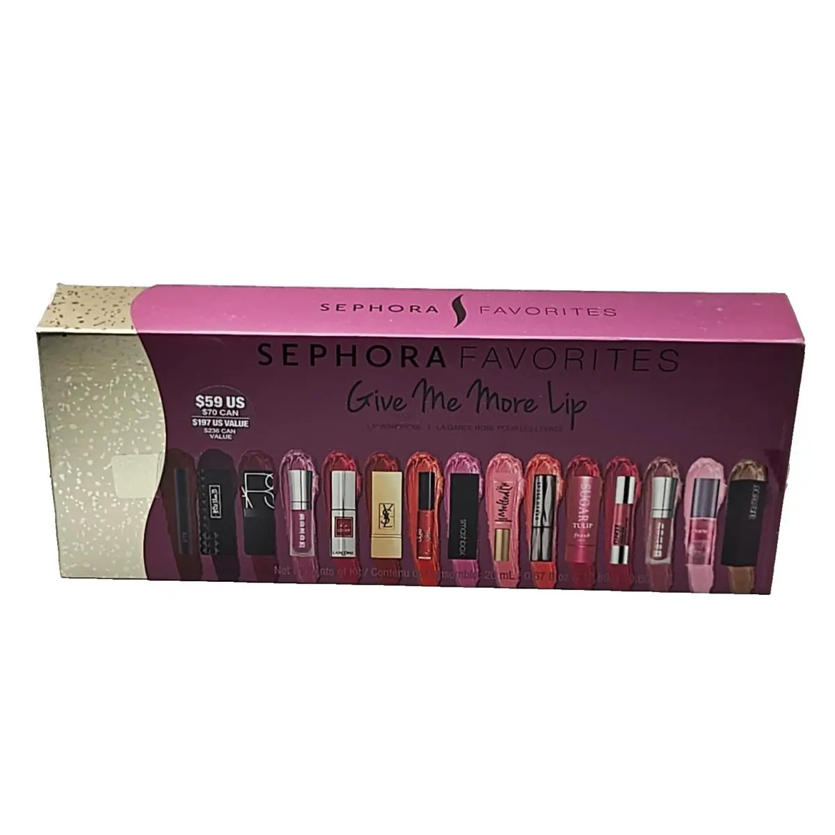 Sephora Favorites Give Me More Lip Lipstick Wardrobe 14pc Vhtf