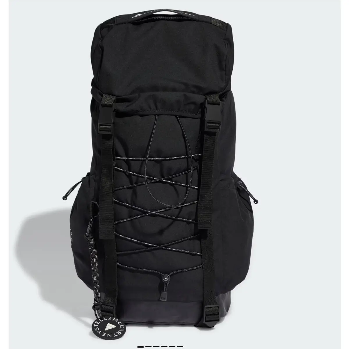 Adidas by Stella Mccartney Backpack Logo Black Size 23.25L Black