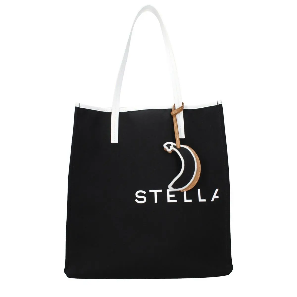 Stella Mccartney Black Fabric Shoulder Bag