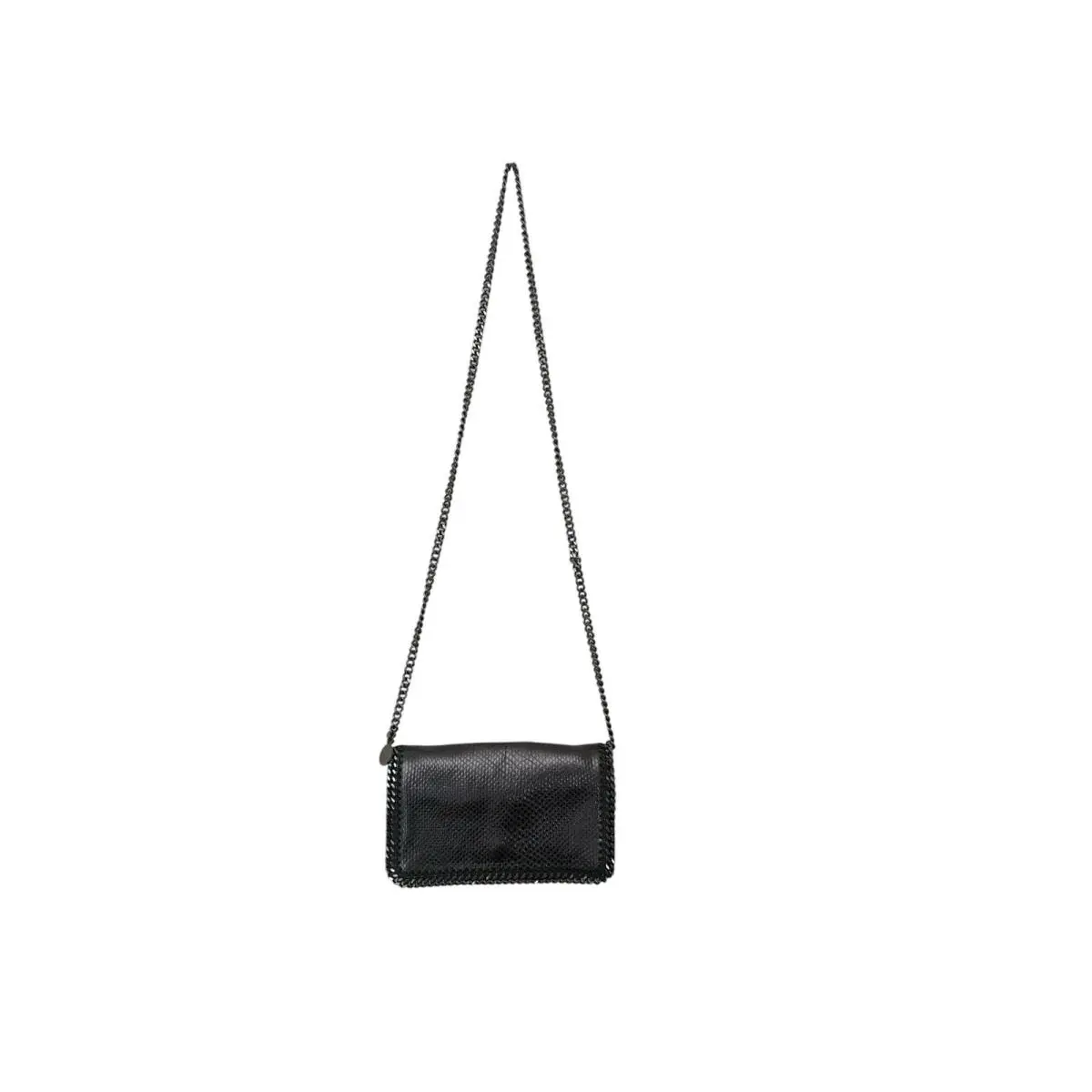 Stella Mccartney Gunmetal Clutch Crossbody Bag