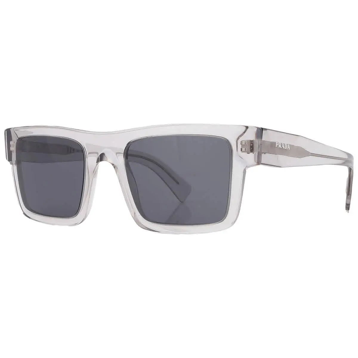 Dark Gray Rectangular Men`s Sunglasses PR 19WS U4309T 52 PR 19WS U4309T 52 by Prada