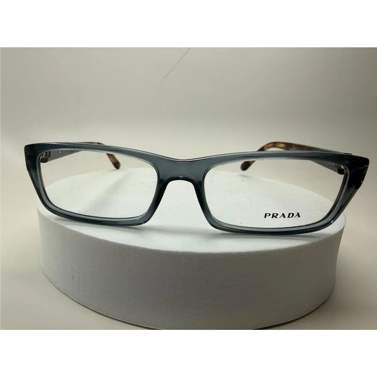 Prada PR05NV Eyeglasses Color PD61O1 Size 55 Denim Blue / Blue Tort