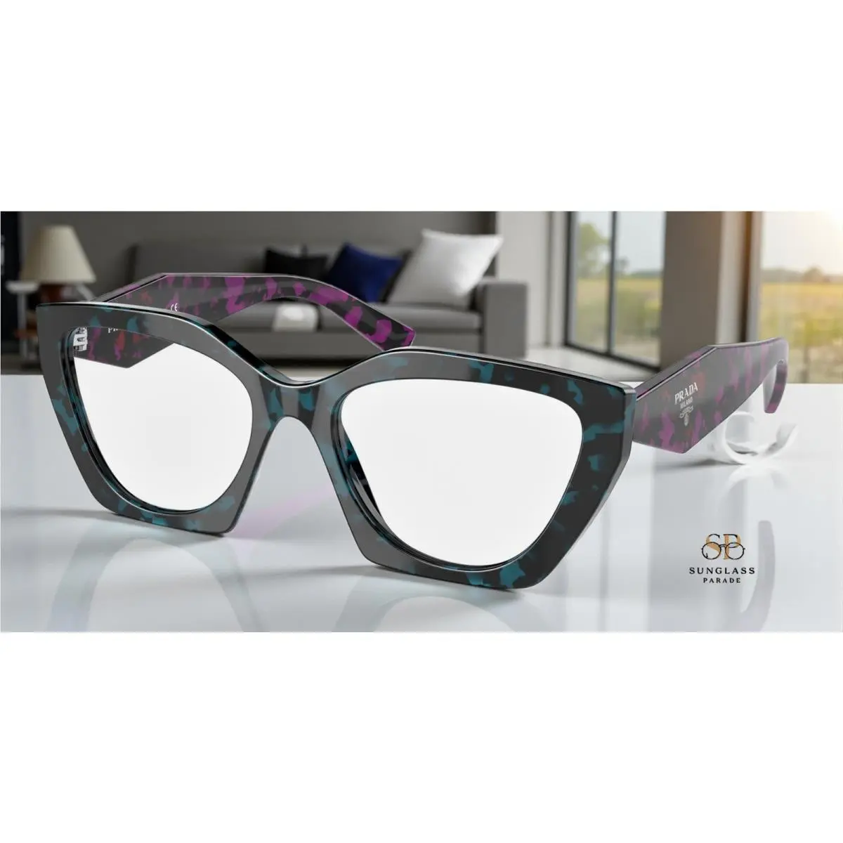 Prada PR 09YV 06Z1O1 Tortoise Demo Lens 54 mm Women`s Eyeglasses