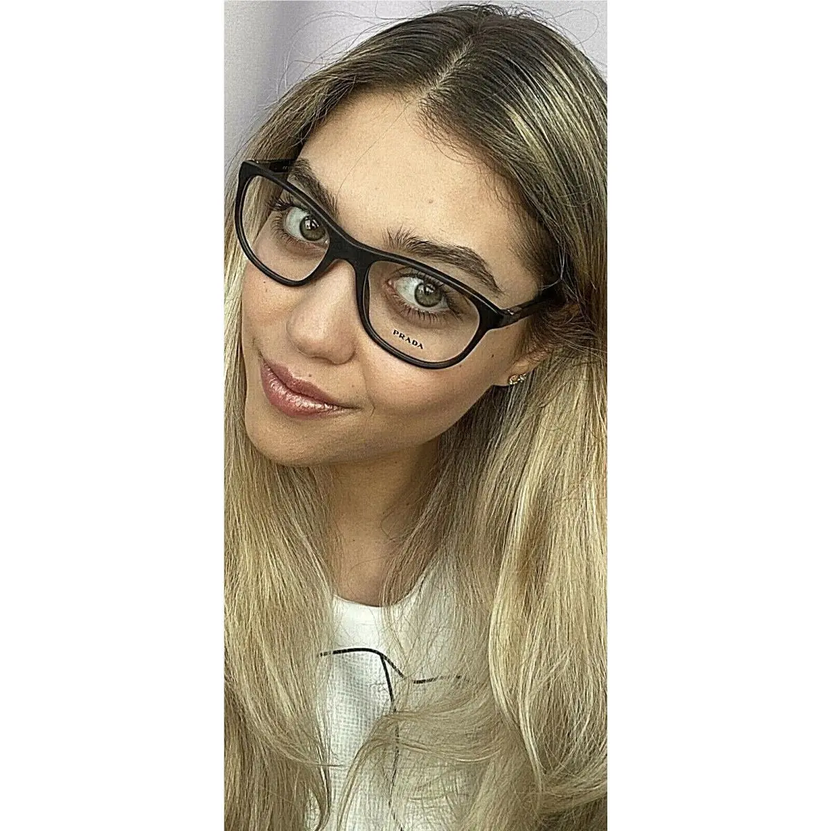 Prada Vpr 2R9S HAQ-1O1 Matte Tortoise 52mm Women`s Eyeglasses Frame