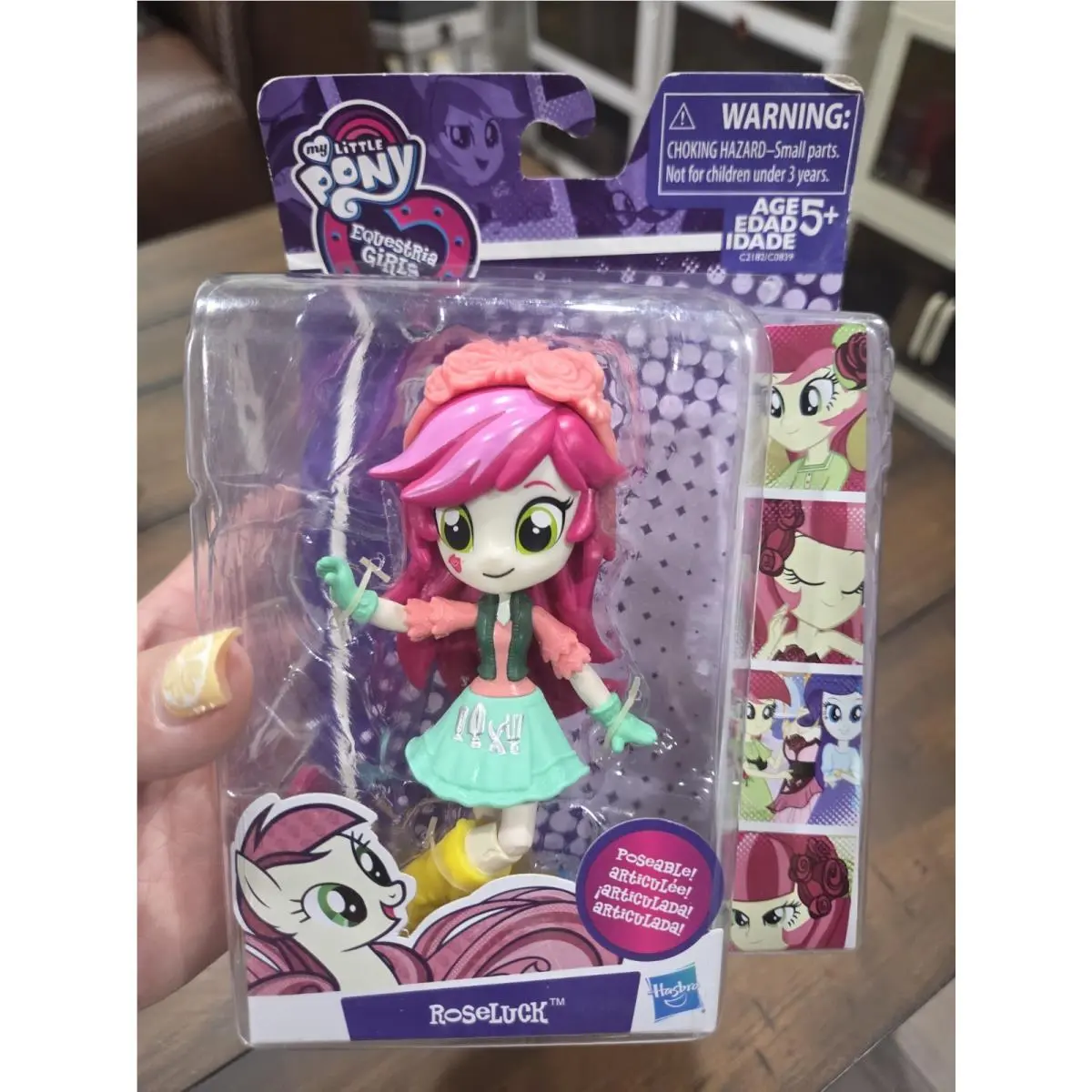 Nip Equestria Girls Minis Roseluck Figure Doll Toy My Little Pony B18