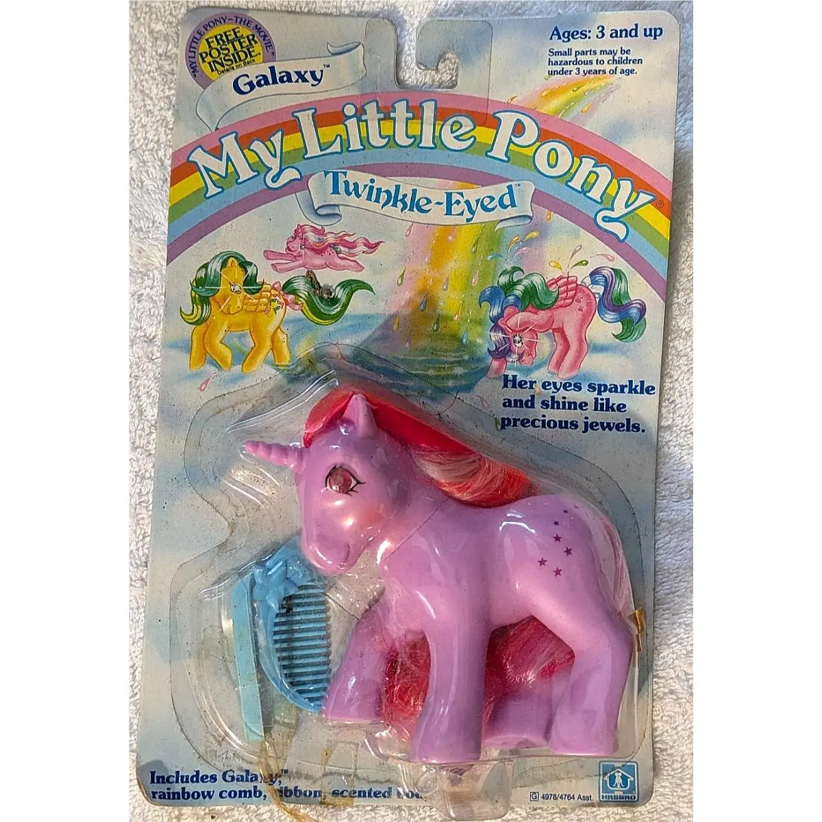 My Little Pony™ Twinkle-eyed Galaxy Vintage G1 1986 with Card