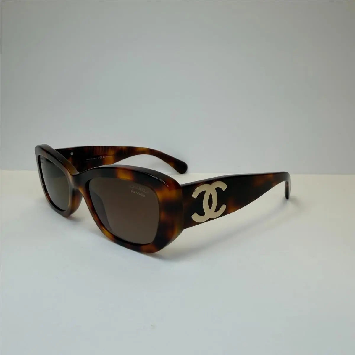 Chanel CH 5493 1295/S9 Tortoise Frame 55 W/polarize Brown Lenses