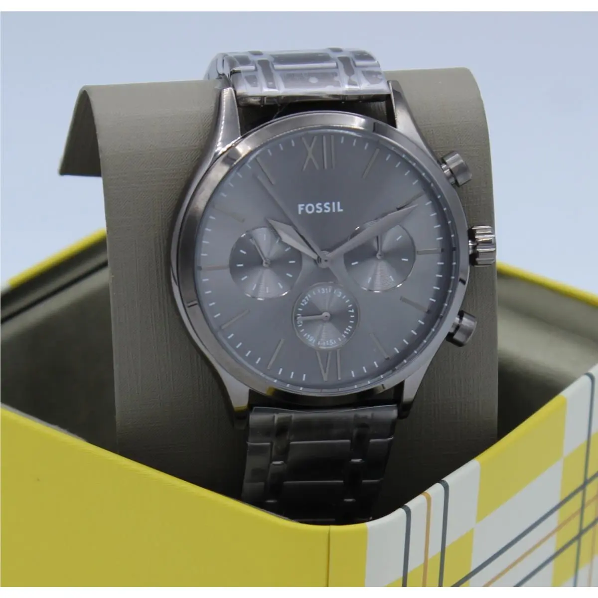 Fossil Fenmore Chronograph Midsize Smoke Grey Men`s BQ2812 Watch