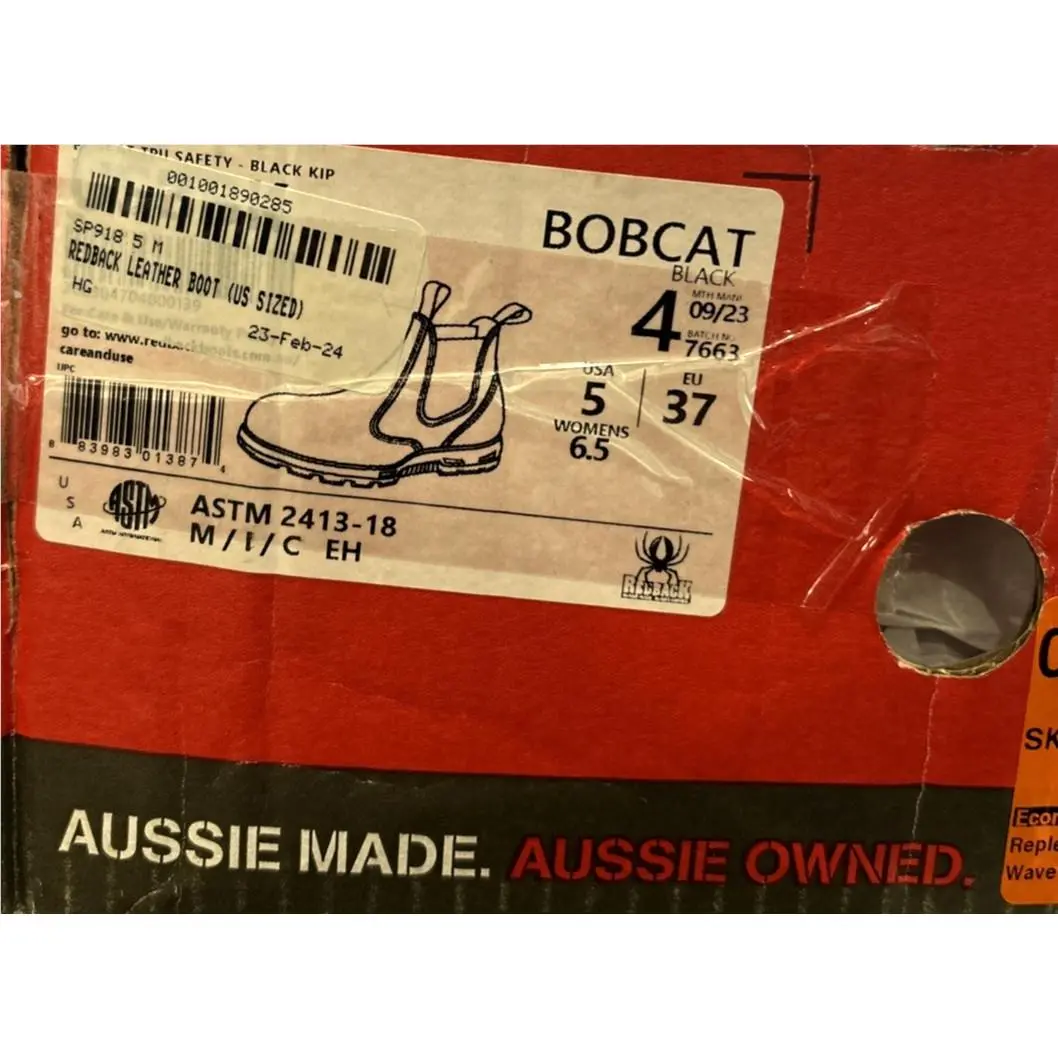 Redback shoes - BOBCAT TPU SAFETY TOE - BOBCAT TPU SAFETY TOE - Black (UPC: 883983013874) 4