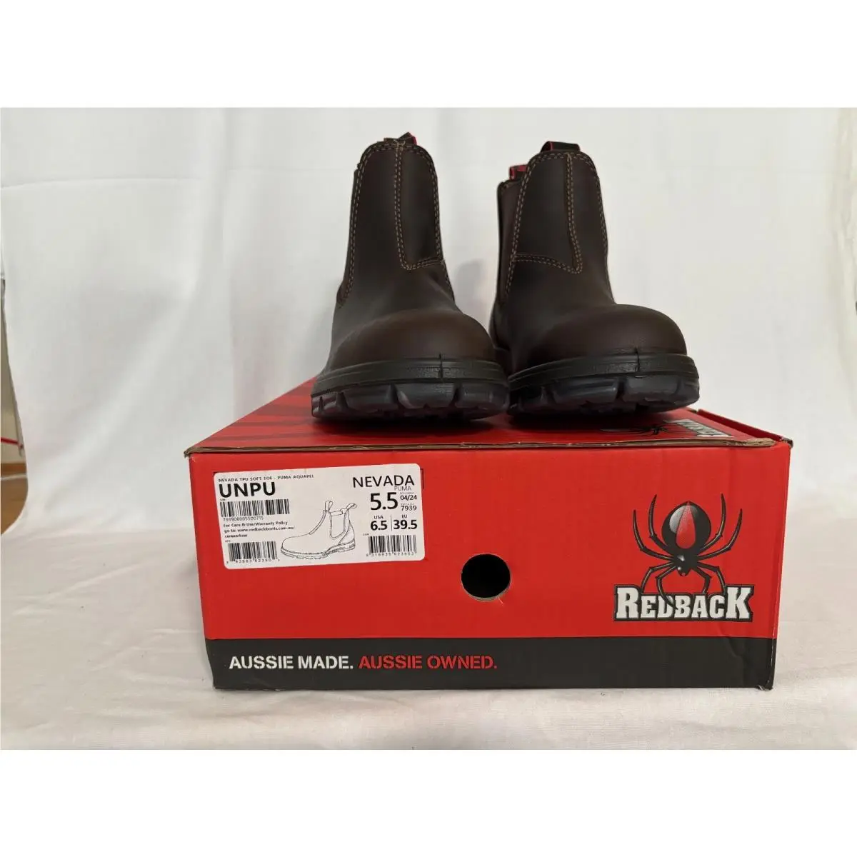Unpu Great Barrier/nevada Elastic Sided Boots EU Size 39.5 Usa Size 6.5 by Redback