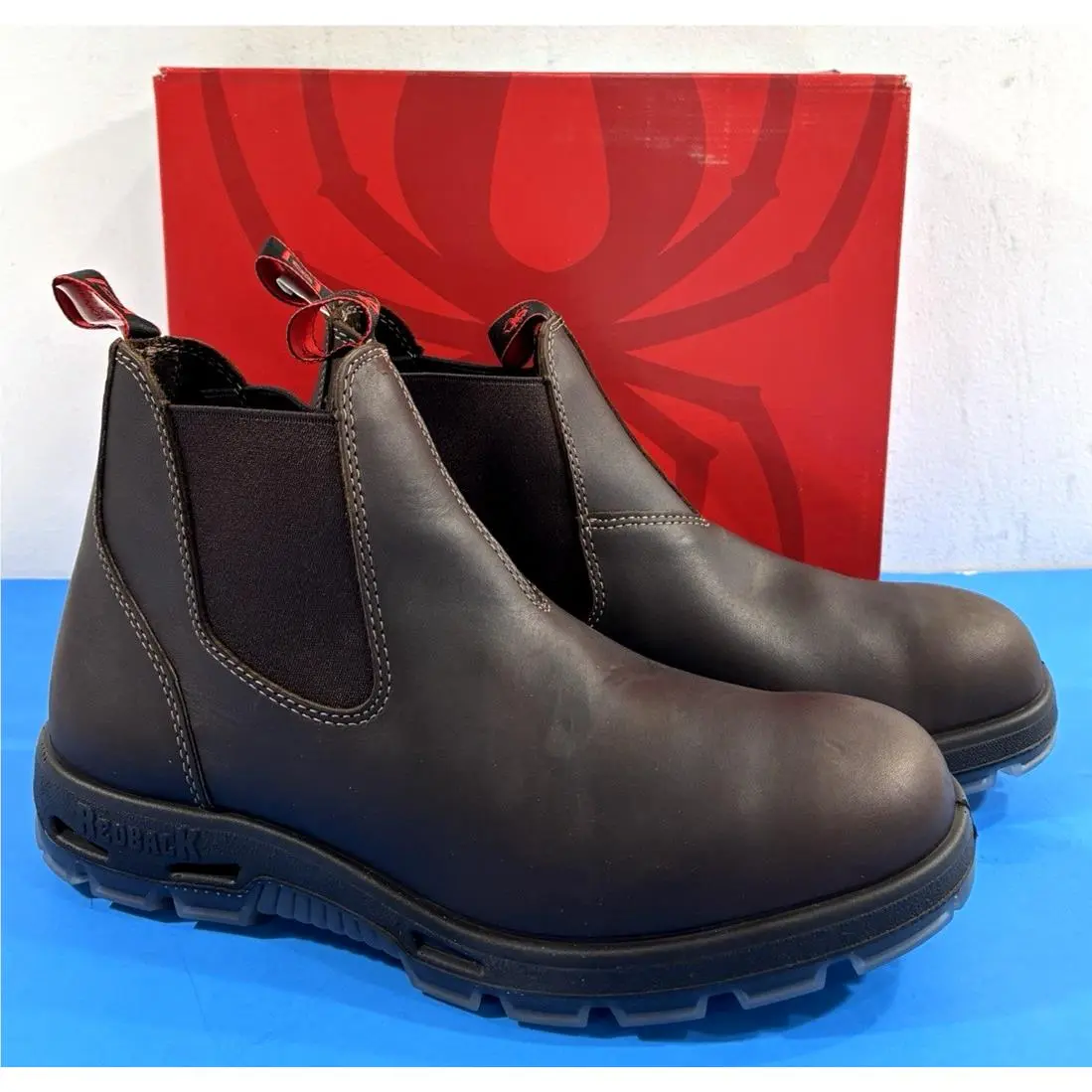 14 US Men`s Redback Nevada Tpu Soft Toe Boots Unpu Puma Brown