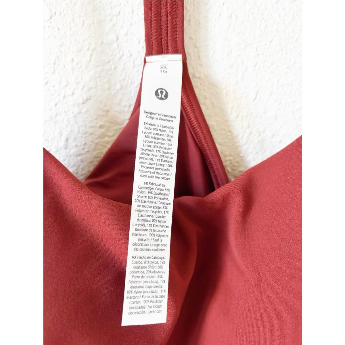 Lululemon clothing - Red 1