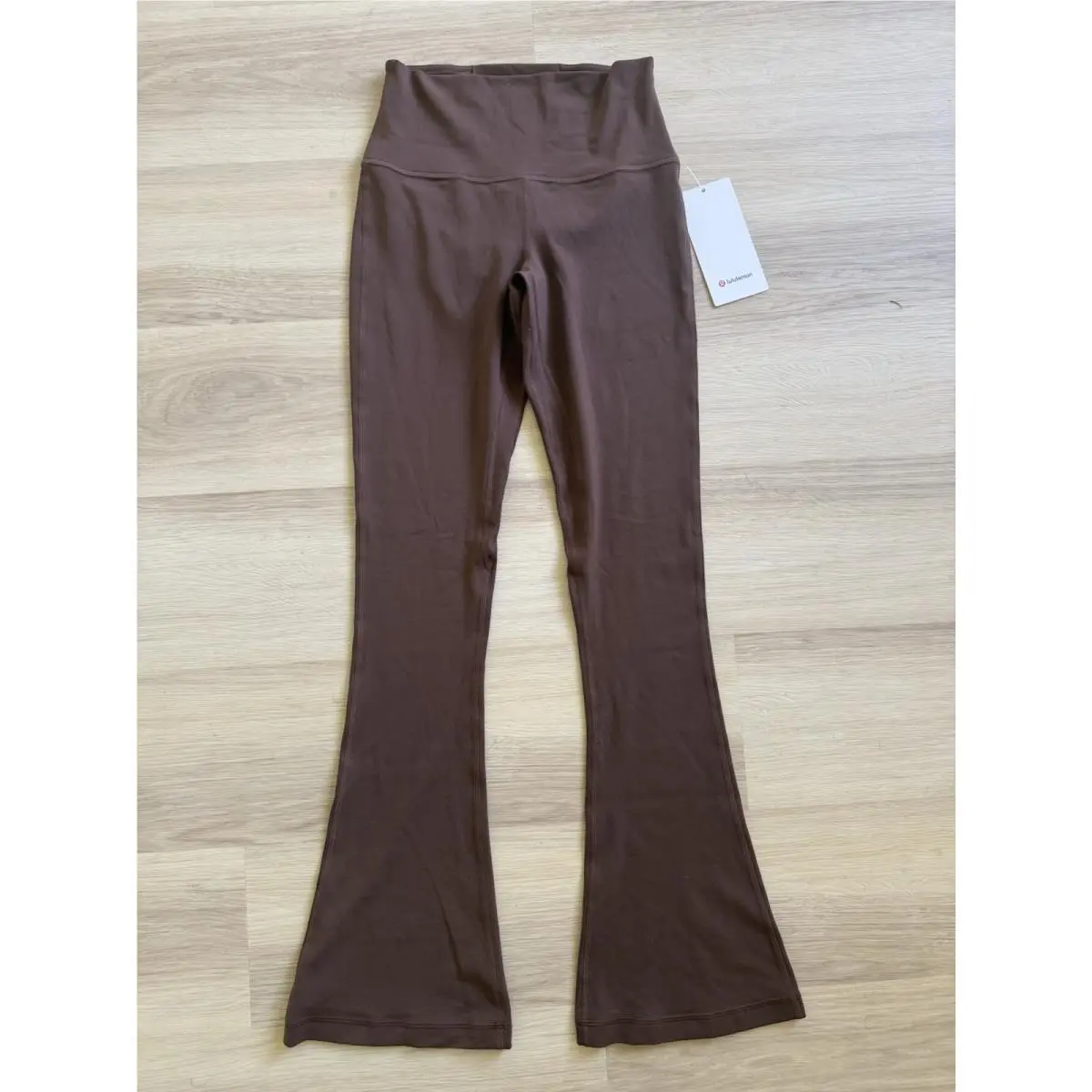 Lululemon Align High Rise Mini Flare Pant 32 Java Brown Nulu Pants Size 6