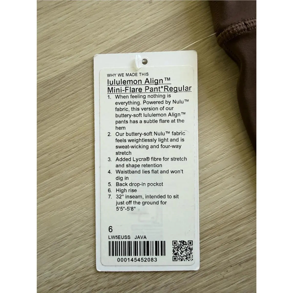 Lululemon clothing - Brown 4