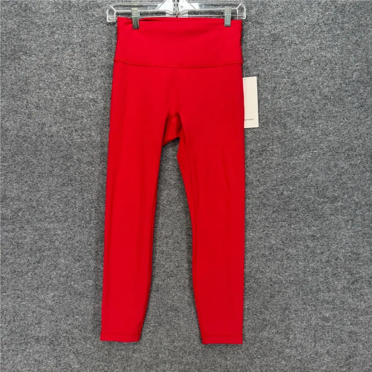 Lululemon Wunder Train Leggings Womens 8 Red Everlux High Rise 25 Athletic