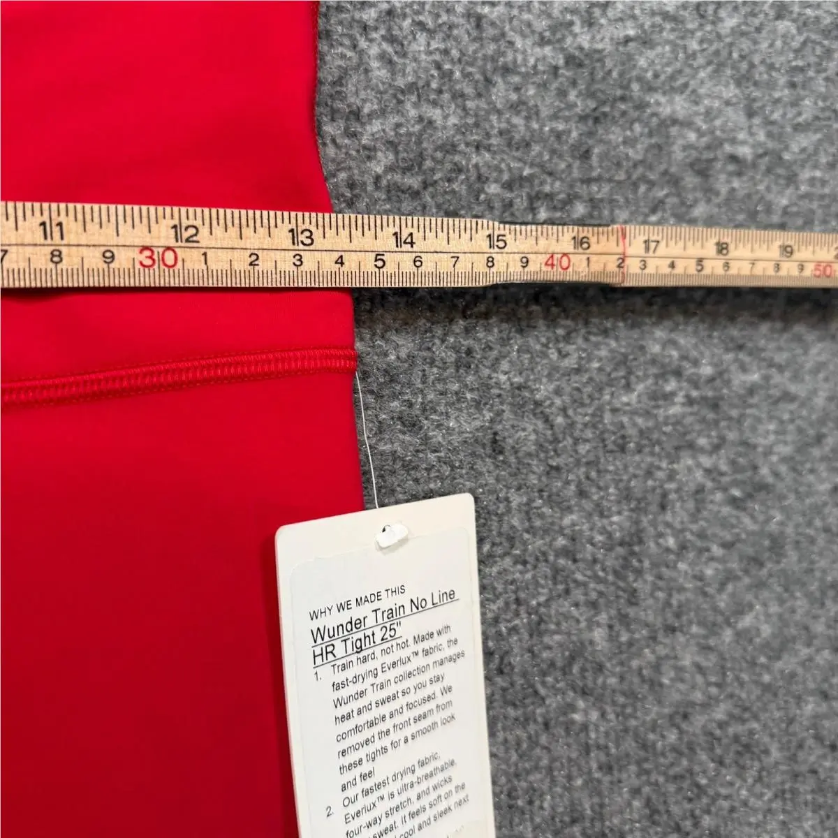 Lululemon clothing - Wunder Train No Line HR Tight 25