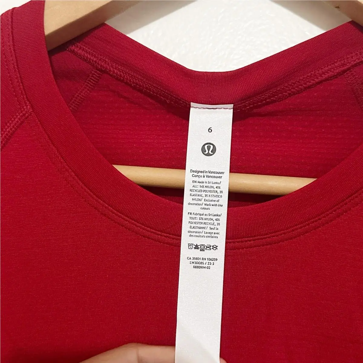 Lululemon clothing - Lululemon Swiftly - Swiftly - Red 2