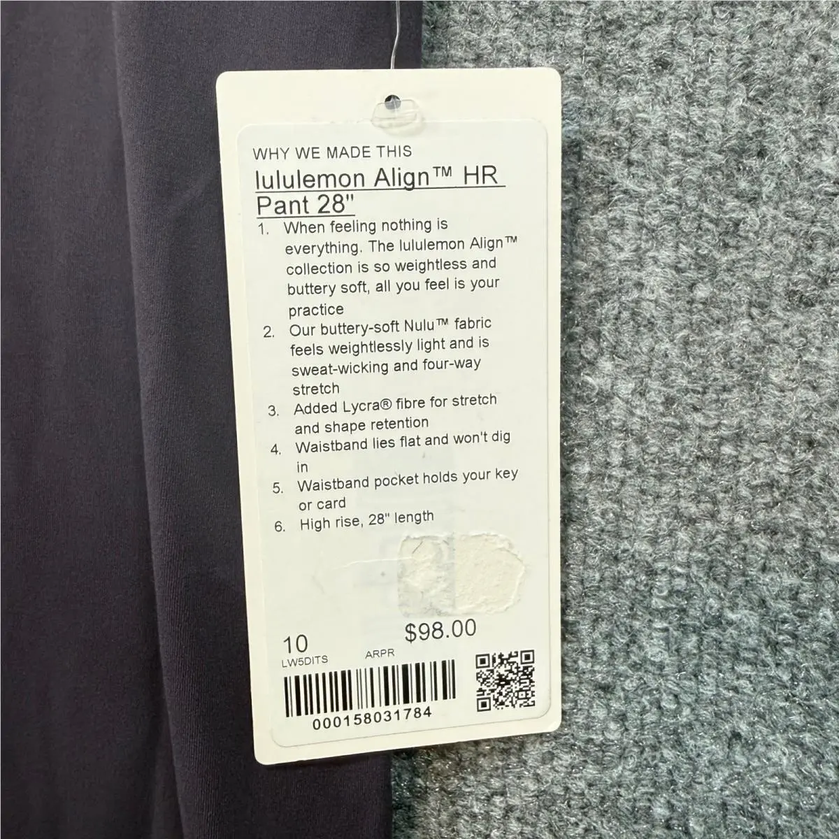 Lululemon clothing - Lululemon Align HR Pant 28