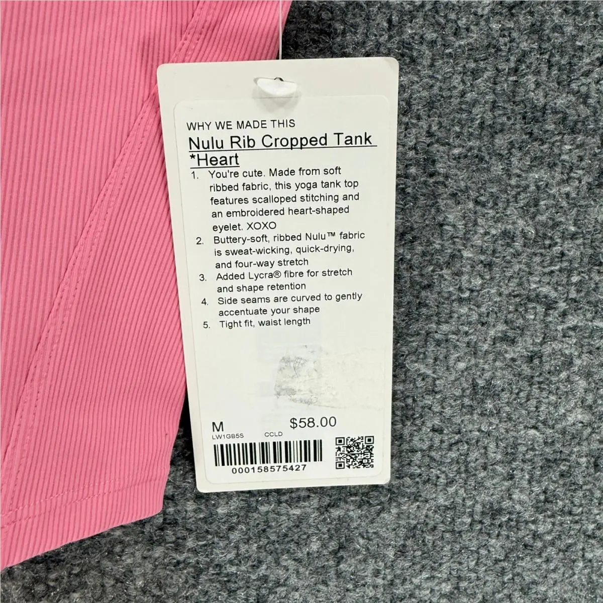 Lululemon clothing - Pink 1