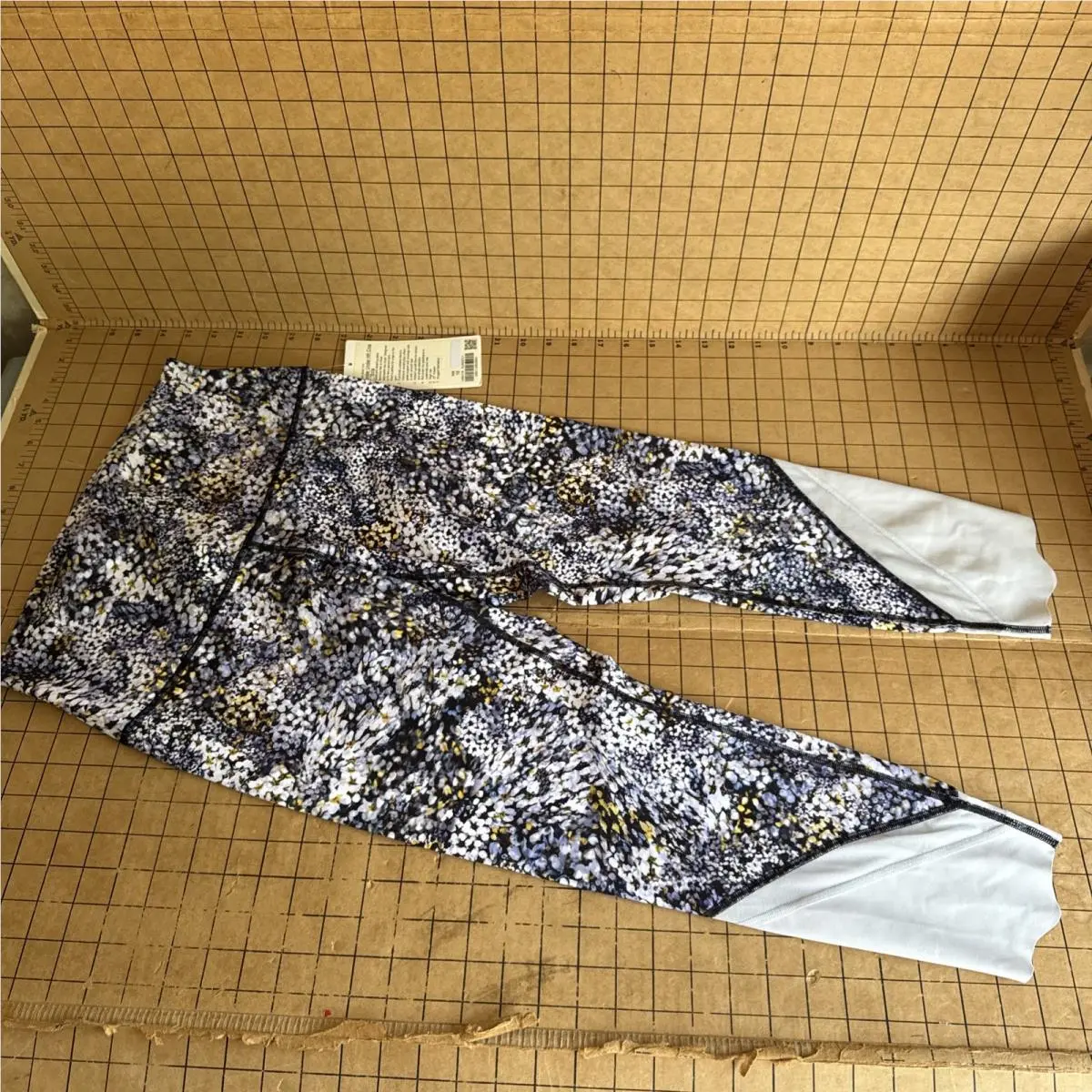 Lululemon Wunder Under Crop High-rise Roll Down Scallop Full-on Size 10