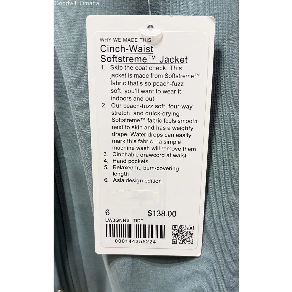 Lululemon clothing - Tidewater Teal 4