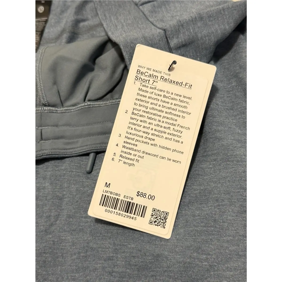 Lululemon clothing - Lululemon Be Calm - Calm - Blue 6