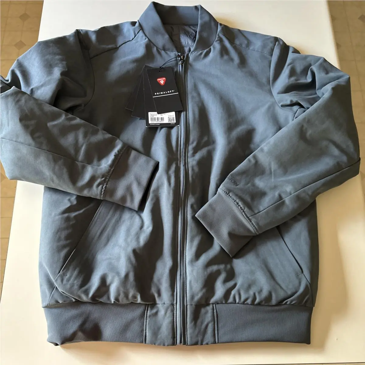 Lululemon Switch Over Bomber Jacket Olbl Oil Blue Men`s XS Extra Small Full Zip
