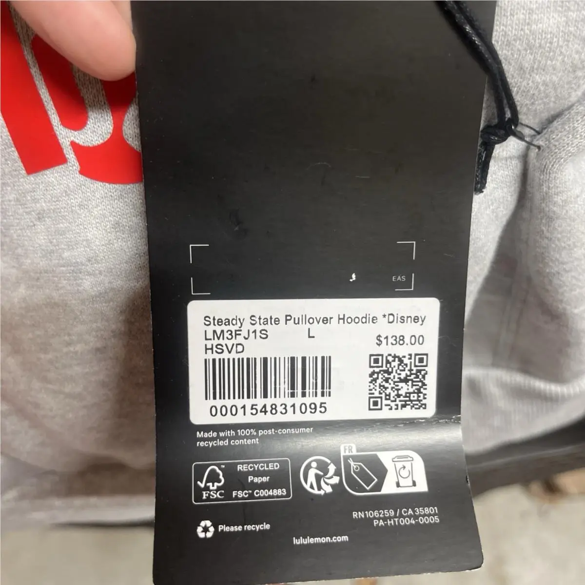 Lululemon clothing - Gray 1