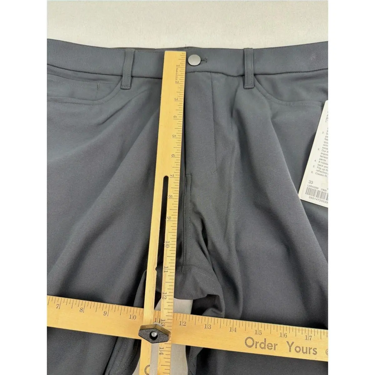 Lululemon clothing - ABC Classic-Fit 5-Pocket Pant 34L Warpstreme - Gray 2