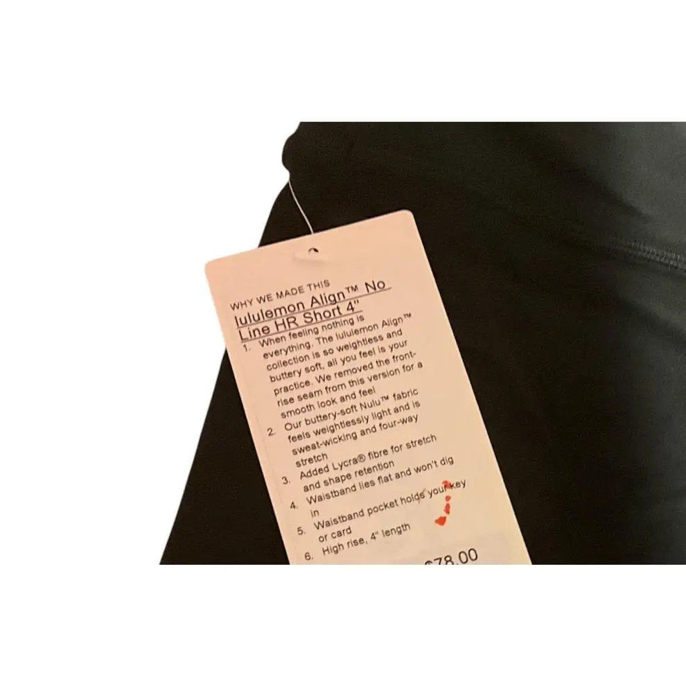 Lululemon clothing - Lululemon Align HR Short 4” - Black 3