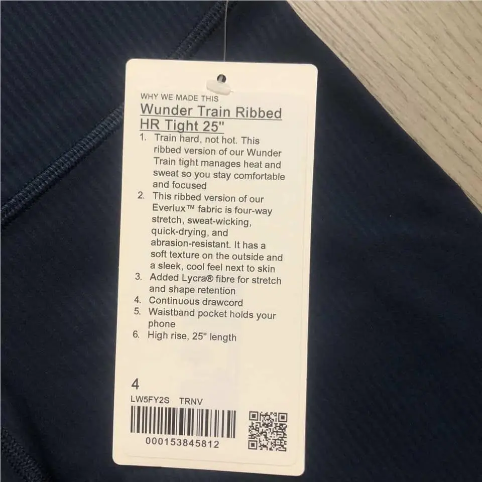 Lululemon clothing - True Navy 2