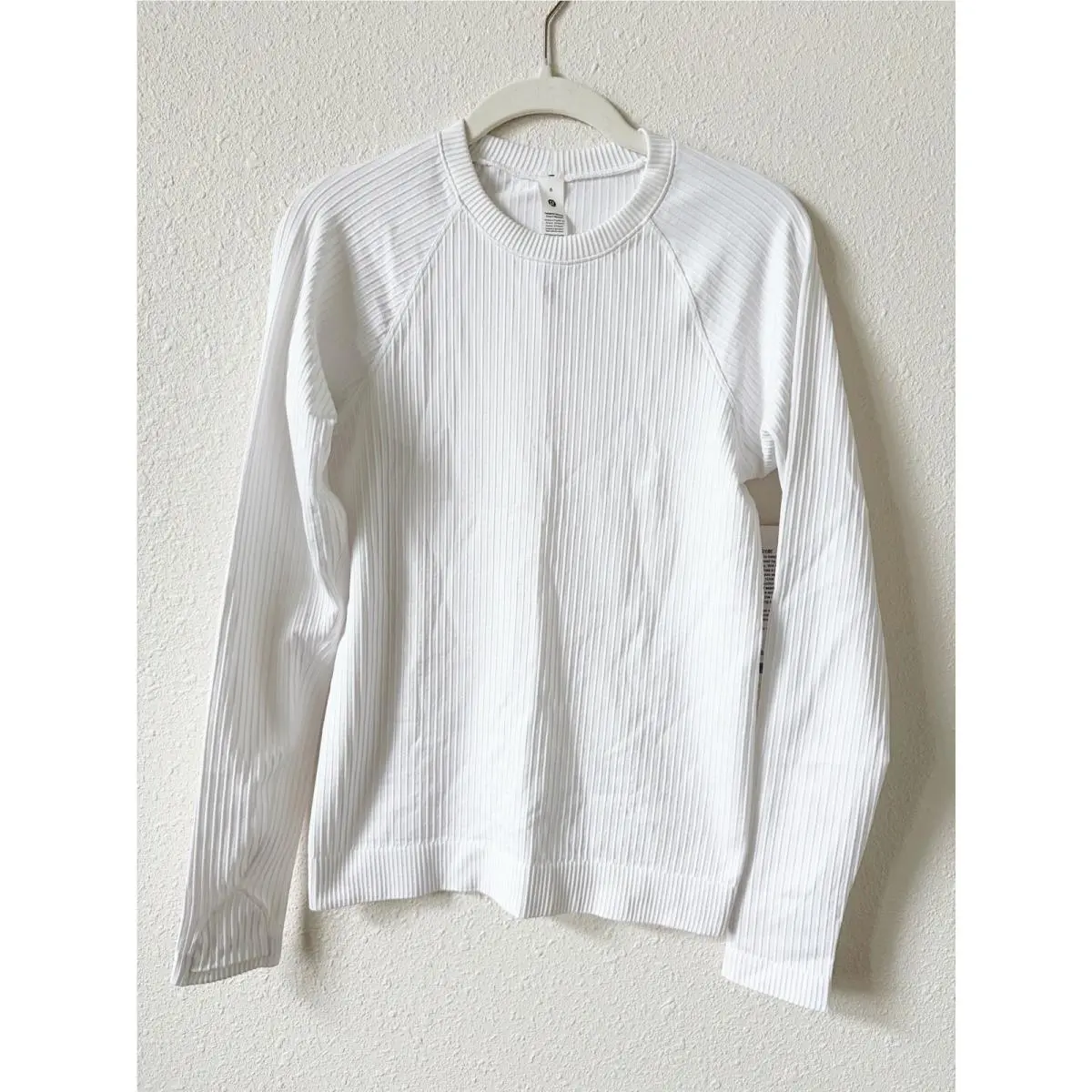 Lululemon Rest Less Pullover White Size 6 Run Outdoors Neutral Sporty