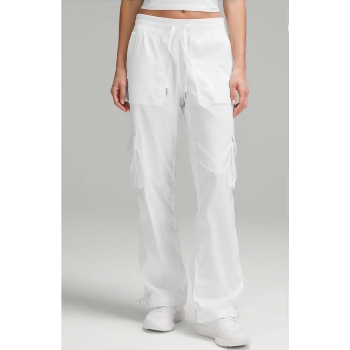 Lululemon Dance Studio Relaxed-fit MR Cargo Pants Wht White Sz XL NWT$148lulubag