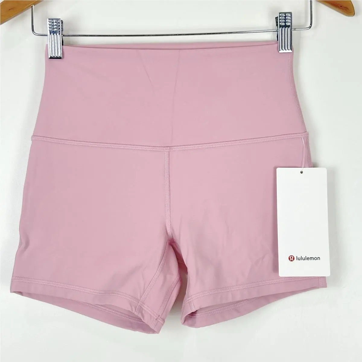 Lululemon Align Short 4 Pink Haze Size 6 Nulu High Rise Rare Biker Short Yoga
