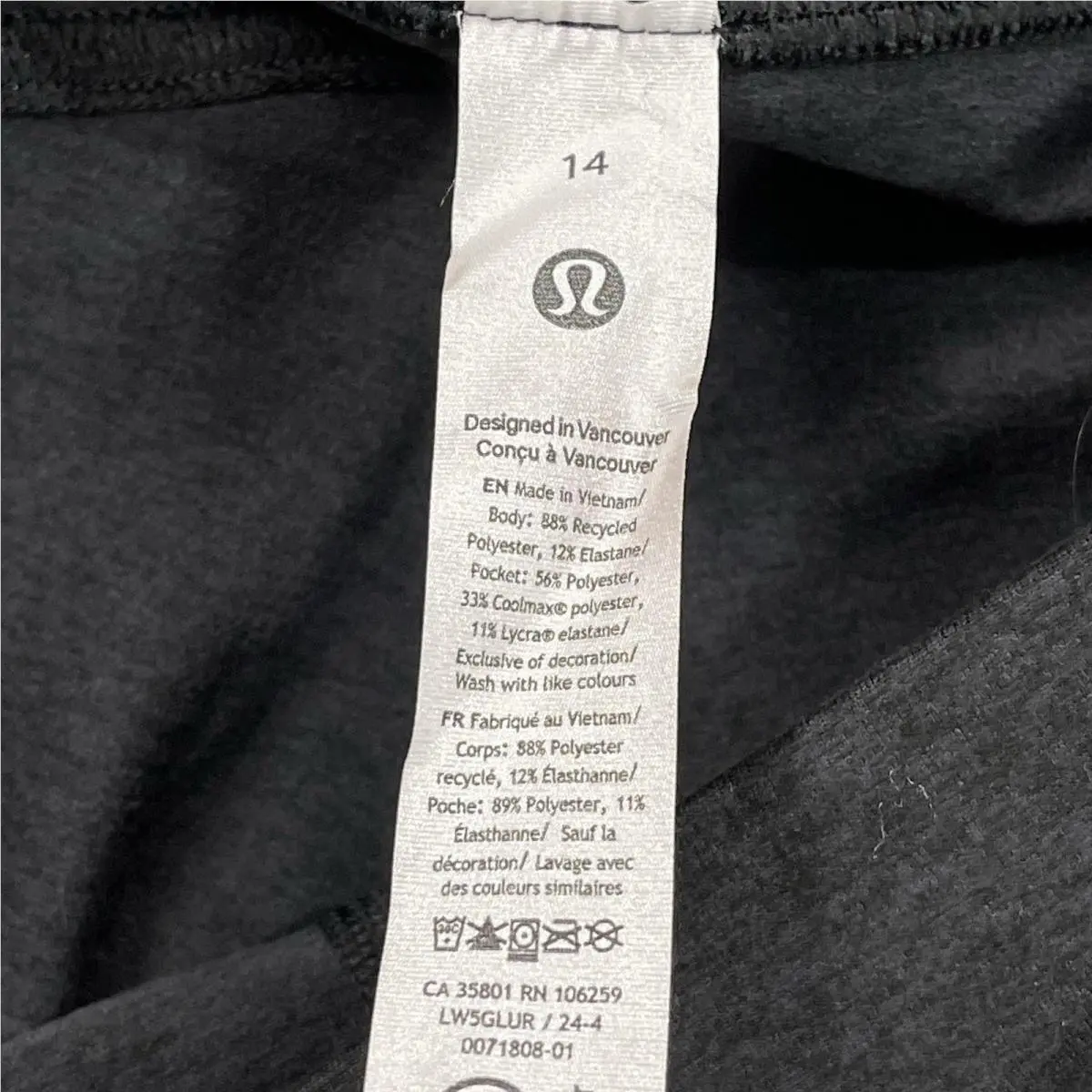 Lululemon clothing - Black 5