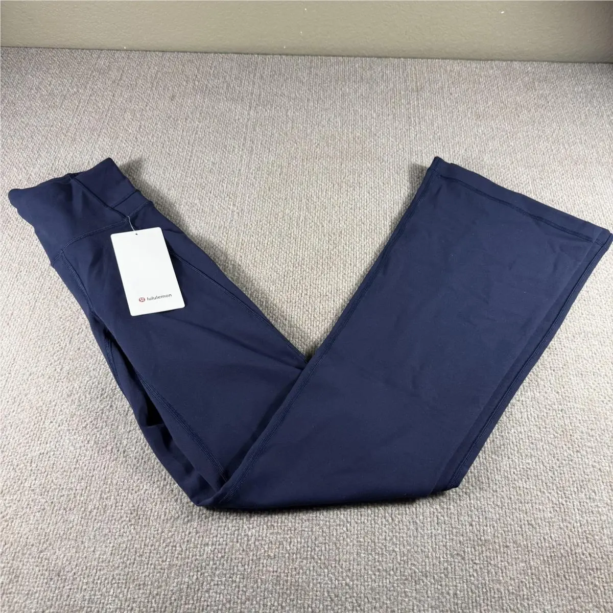 Lululemon Pants Womens 4 Blue Groove Pant Flare High Rise Yoga Luon LW5BTUS
