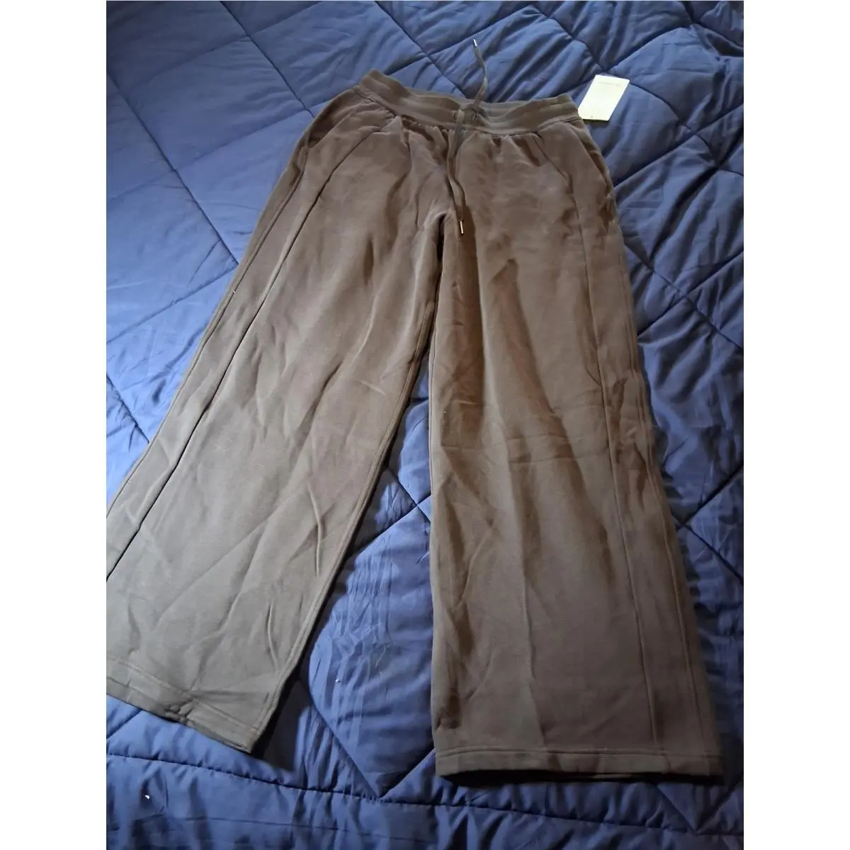Lululemon Scuba Mid-rise Wide-leg Pant Regular Espresso Brown LW5GV7S Size L