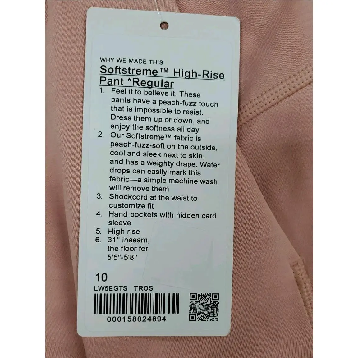 Lululemon clothing - Light Mauve 4