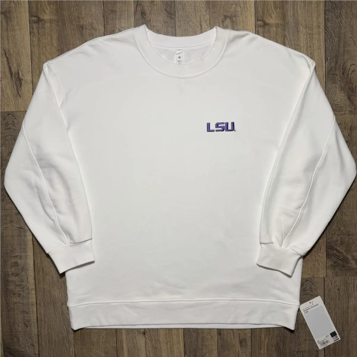 Womens Lululemon Lsu Tigers Perfectly Oversized Crew Sweatshirt Size 12