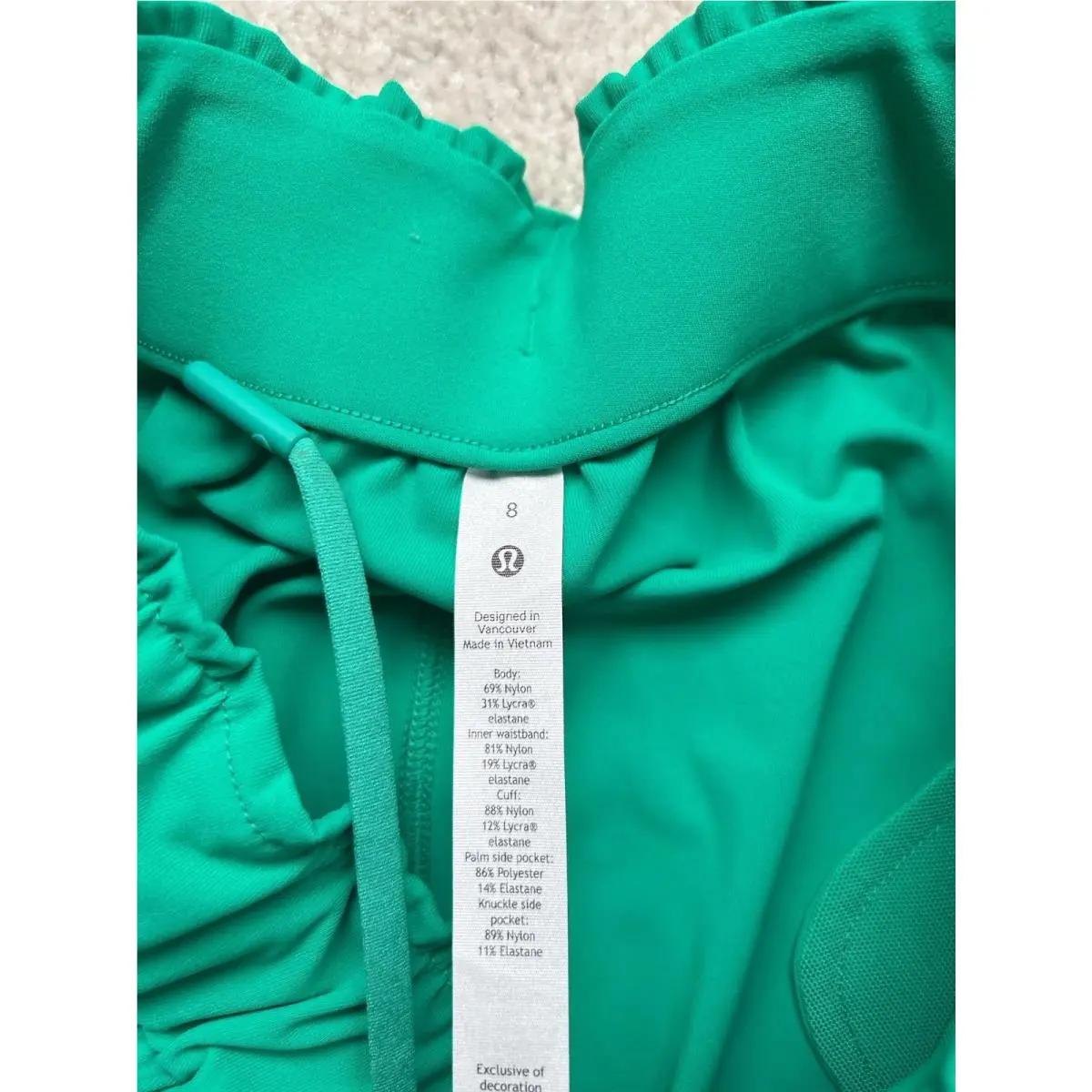 Lululemon clothing - Green 1