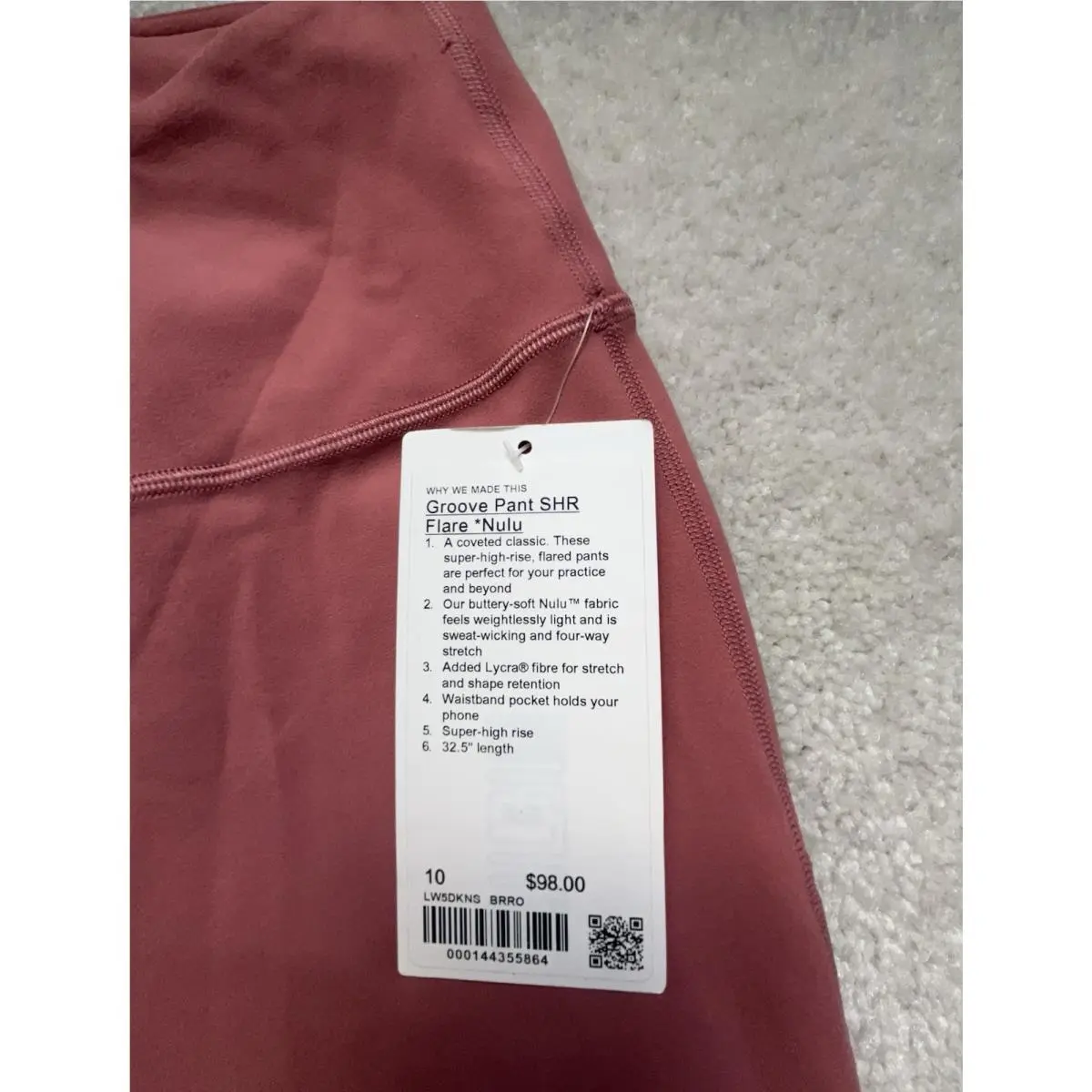 Lululemon clothing - Red 4